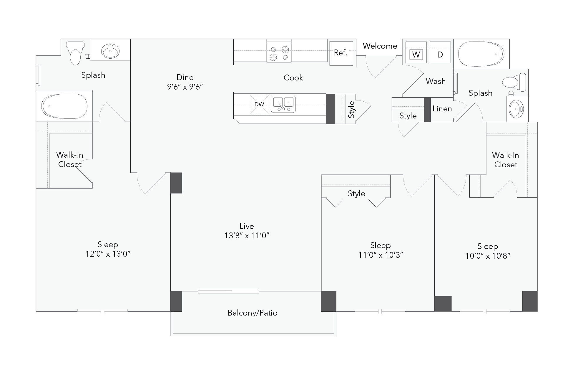 Dover floor plan