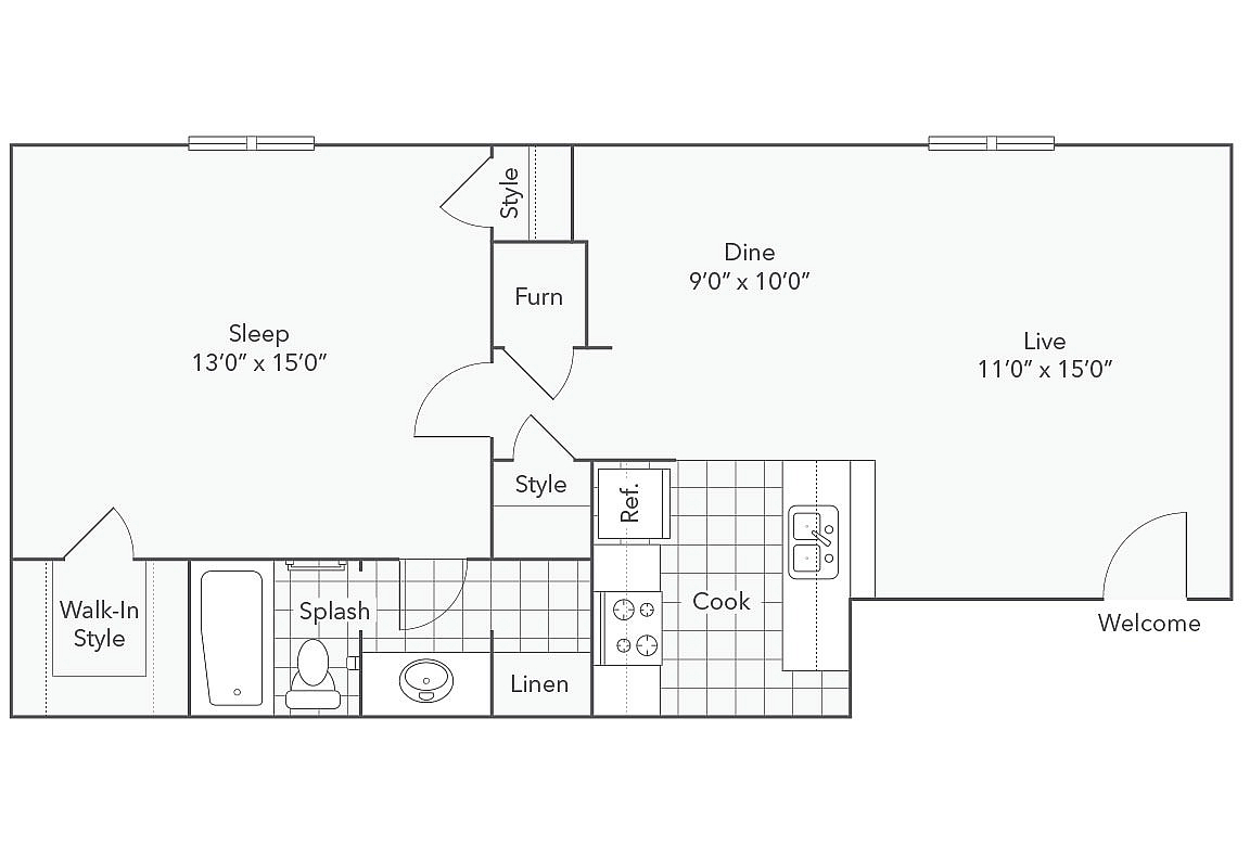 A1 floor plan