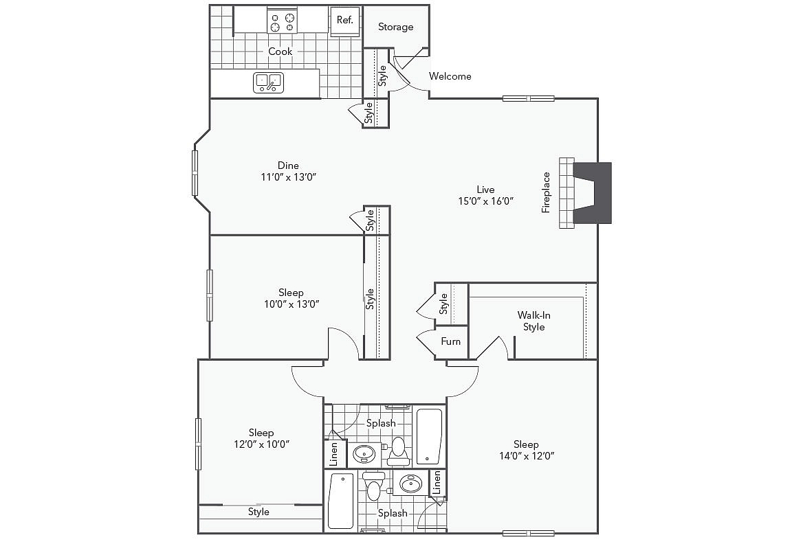 C2 floor plan