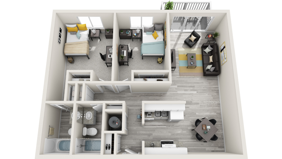 Jasper Renovated Reserve 2 Bed Apartment The Social West Ames®