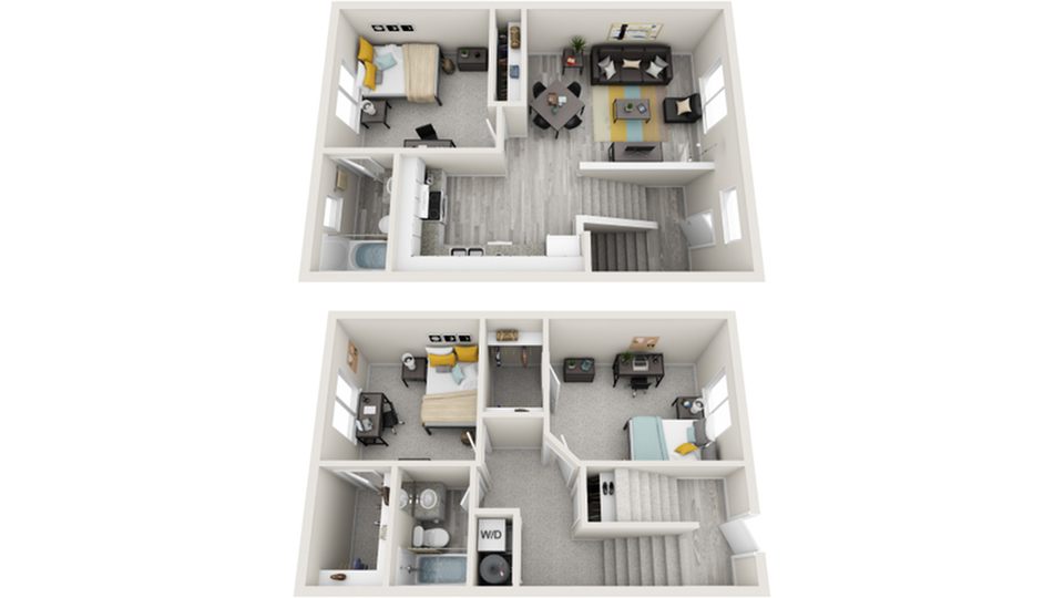 Floor Plan | The Social West Ames Apartment Homes for Rent in Ames IA 50014