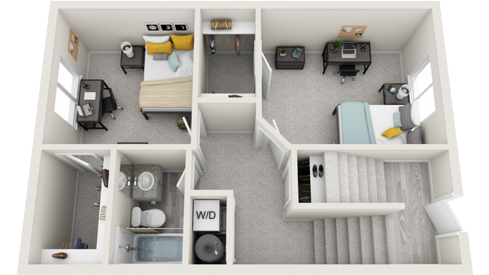 Floor Plan | The Social West Ames Apartment Homes for Rent in Ames IA 50014