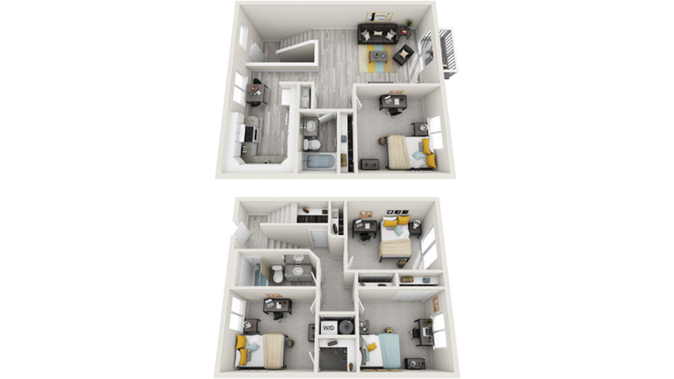 Floor Plan | The Social West Ames Apartment Homes for Rent in Ames IA 50014