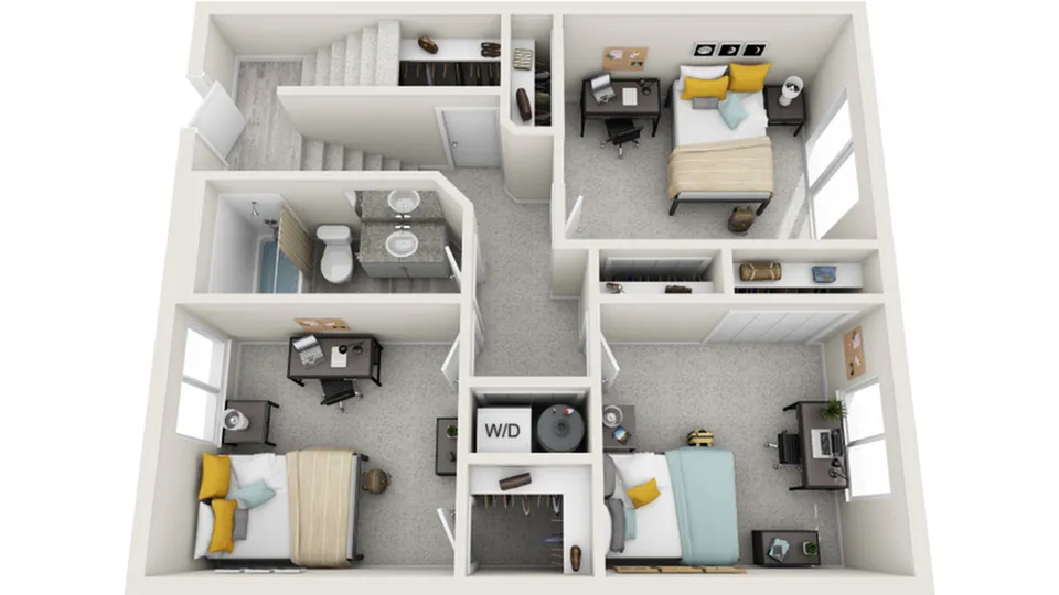 Floor Plan | The Social West Ames Apartment Homes for Rent in Ames IA 50014