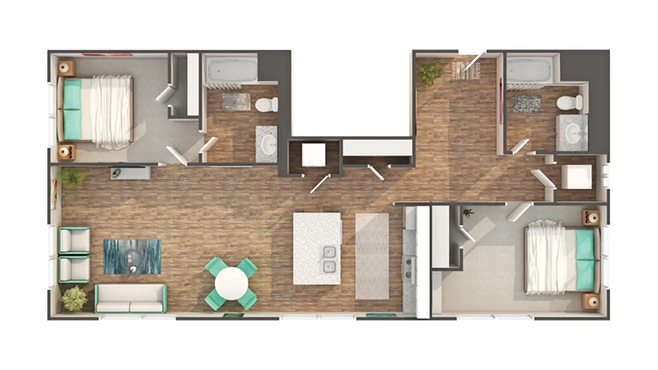 Floor Plan Image | Arrive Loring Park
