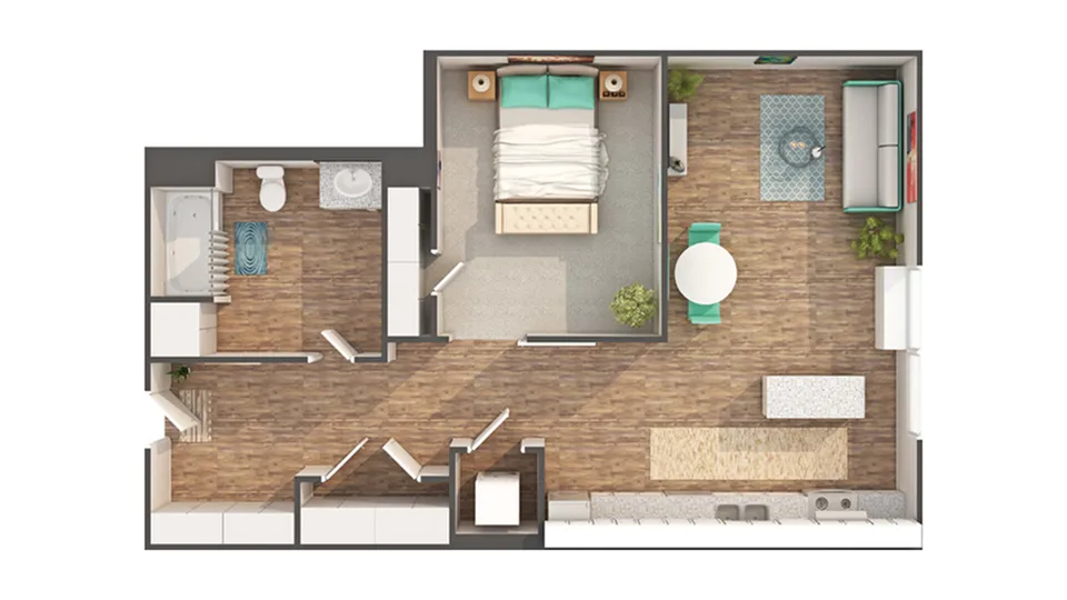 Floor Plan Image | Arrive Loring Park