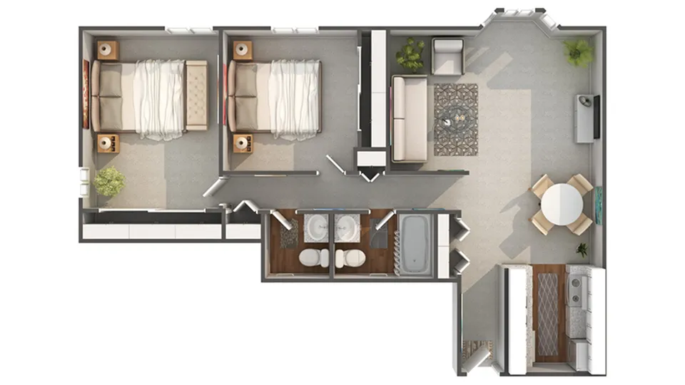 Floor Plan Image | Arrive 4301