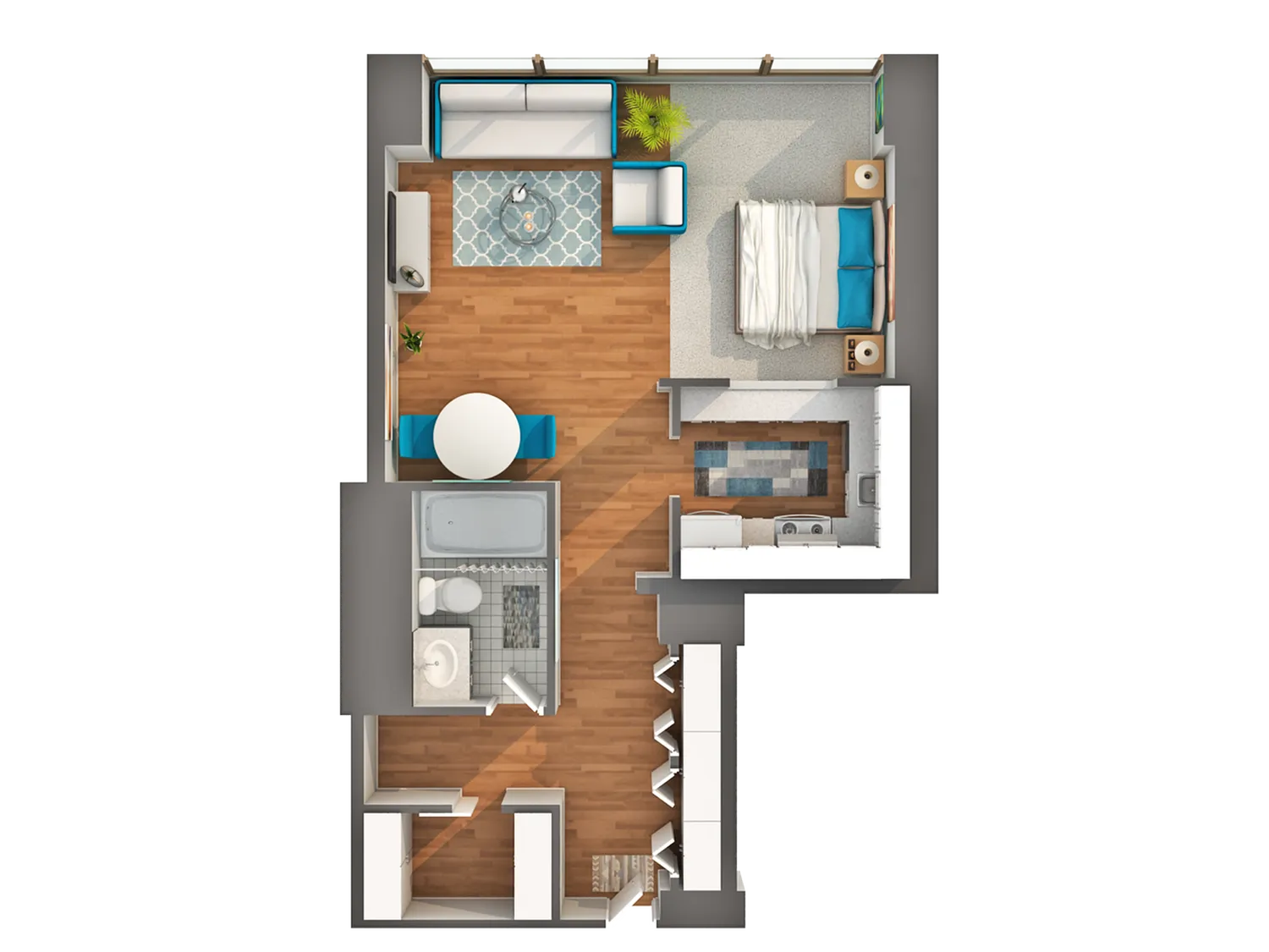 Floor Plan Images | Arrive Streeterville