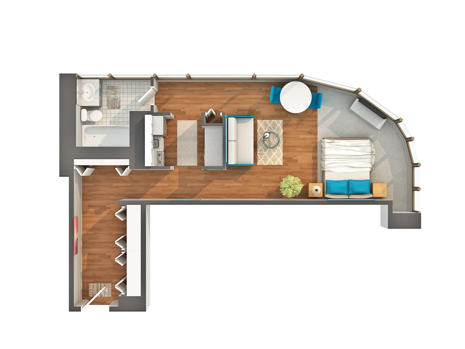 Floor Plan Images | Arrive Streeterville