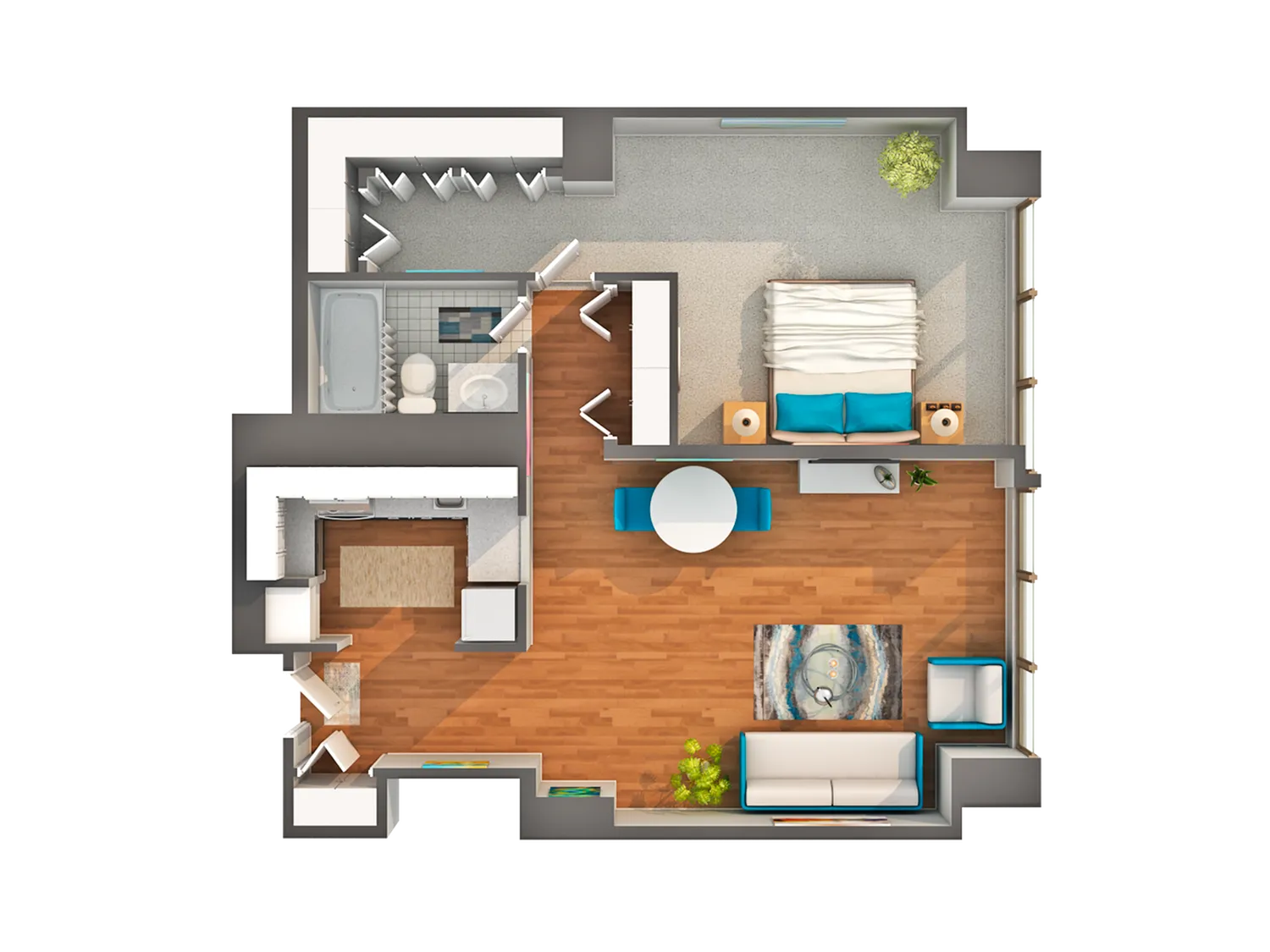 Floor Plan Images | Arrive Streeterville