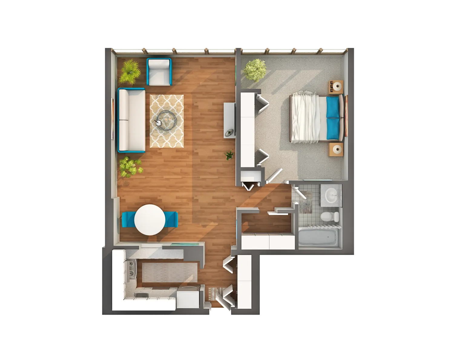 Floor Plan Images | Arrive Streeterville