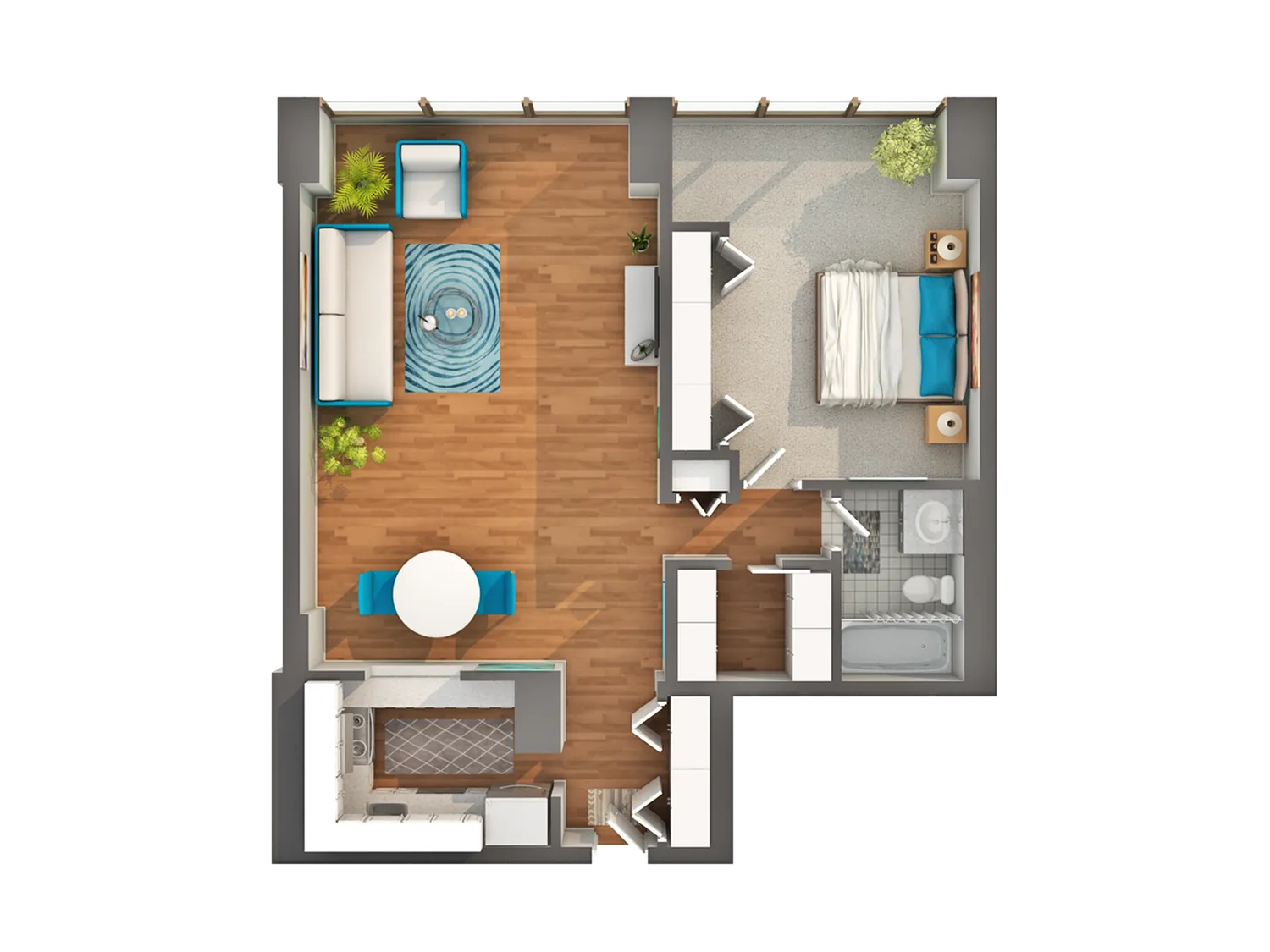 Floor Plan Images | Arrive Streeterville