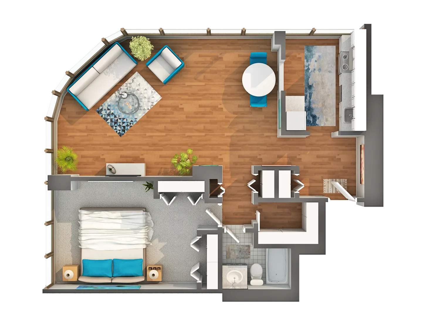 Floor Plan Images | Arrive Streeterville