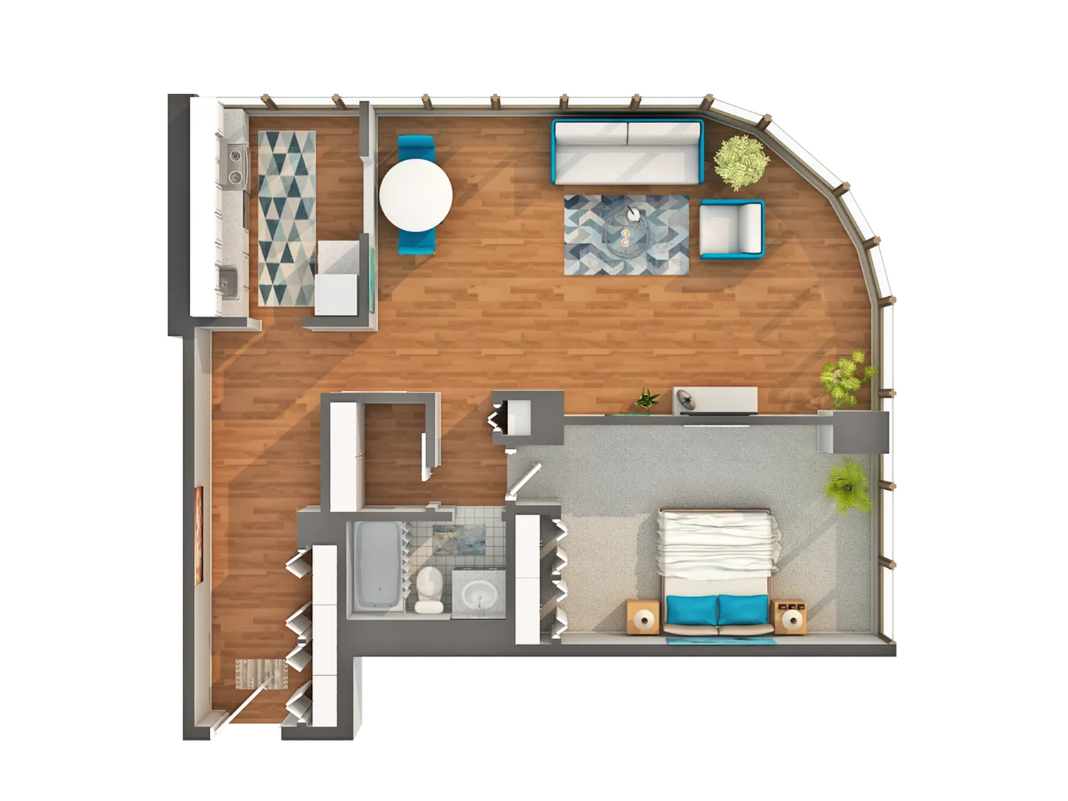 Floor Plan Images | Arrive Streeterville