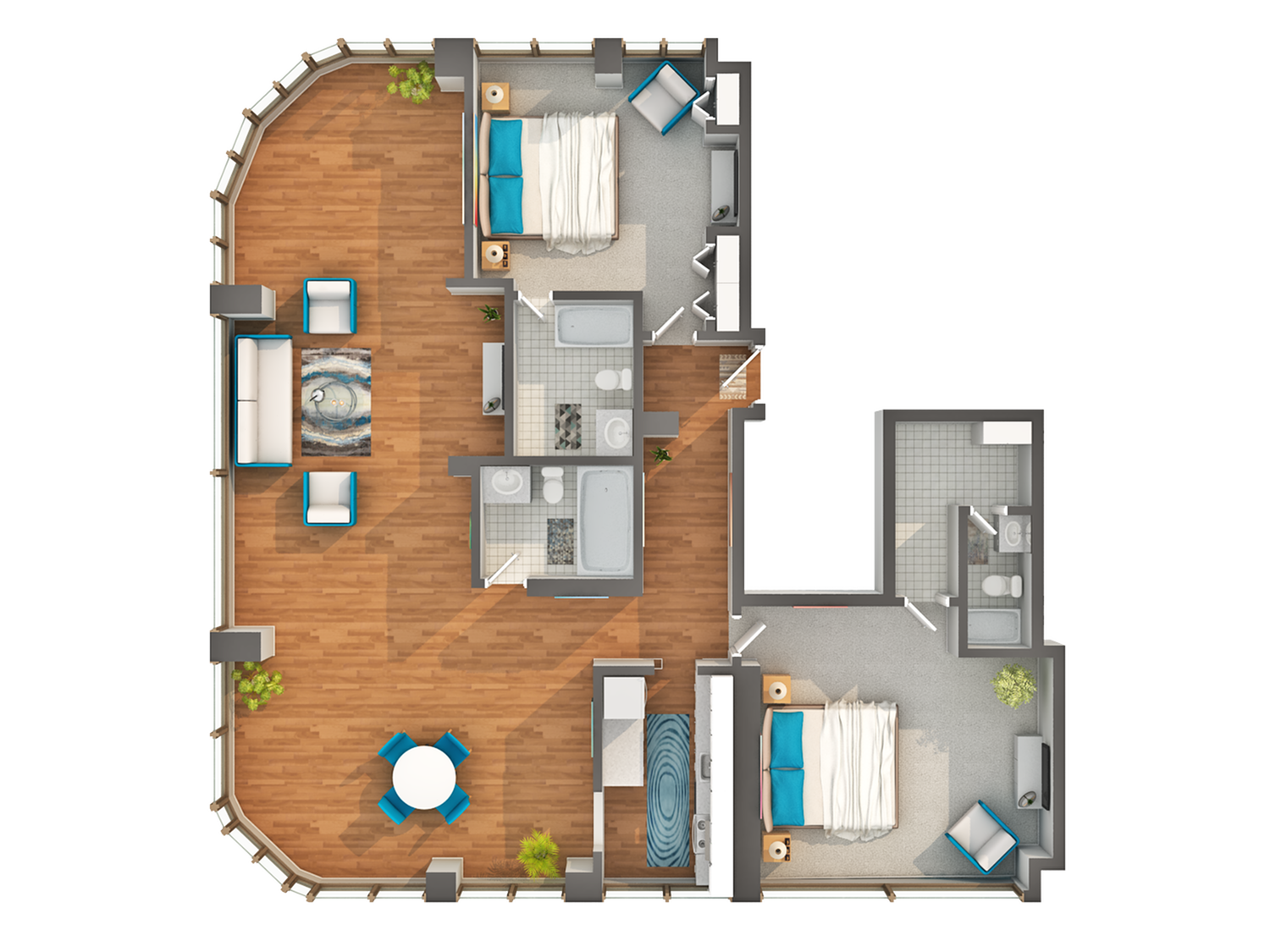 Floor Plan Images | Arrive Streeterville