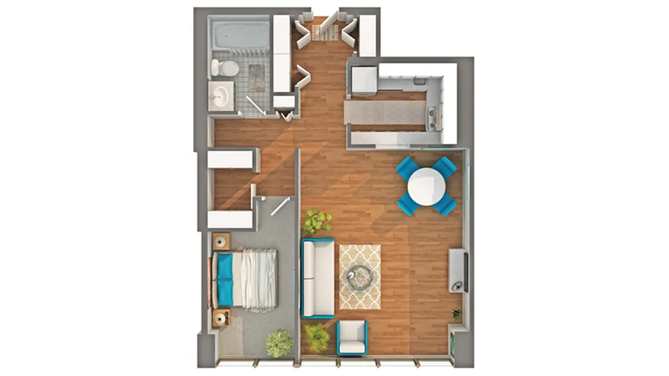 Floor Plan Images | Arrive Streeterville
