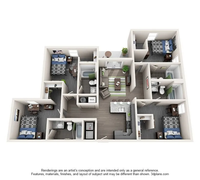 4 Bedroom at Social Edwardsville