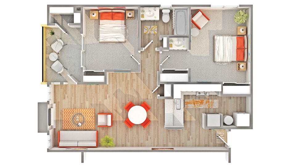Arrive First Hill | Two Bed