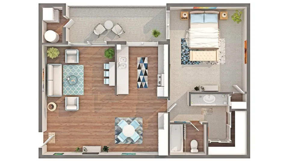 Cedar 1-Bedroom | Arrive Rolling Oaks