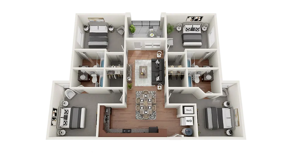Floorplan Images | The Social on Hovey