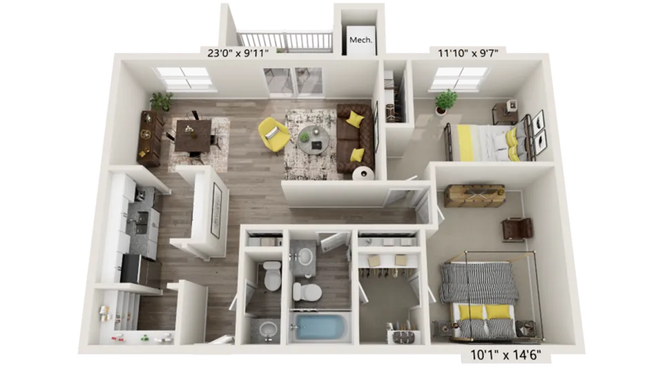 renew woodland ranch floorplan 2g