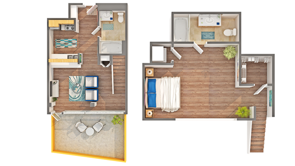 Floorplan Images | Arrive Seaside II