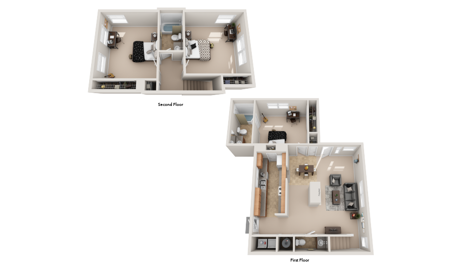 Evergreen 3-Bedroom Floorplan