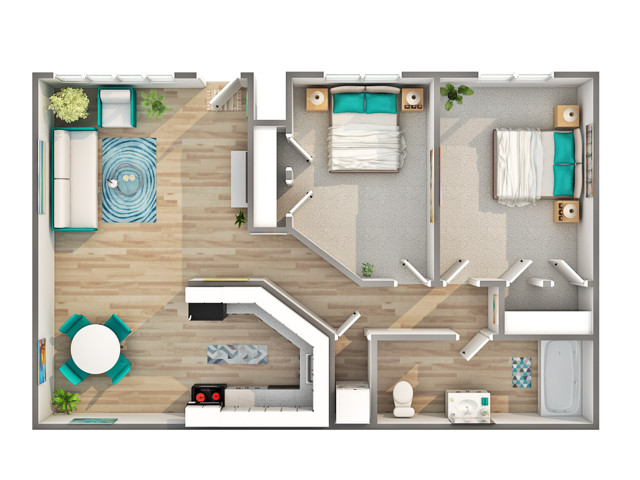 Barberry | Two Bed