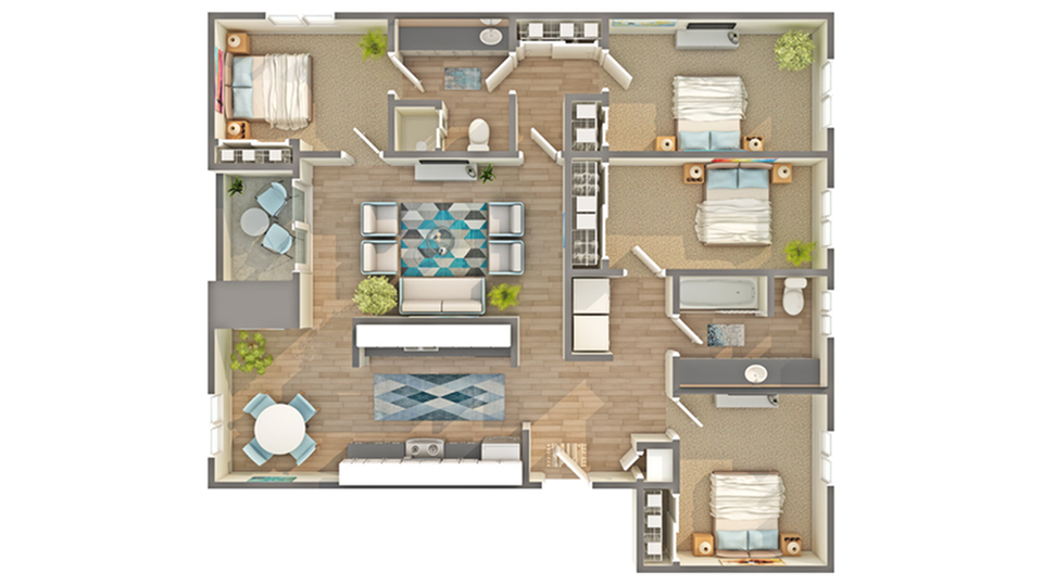 Floorplan Images | Arrive at the Retreat