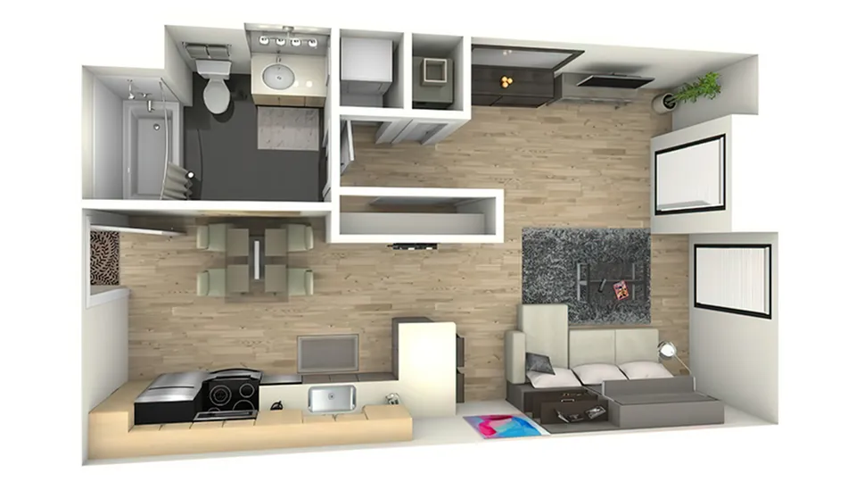 Floorplan Images | Arrive Hollywood
