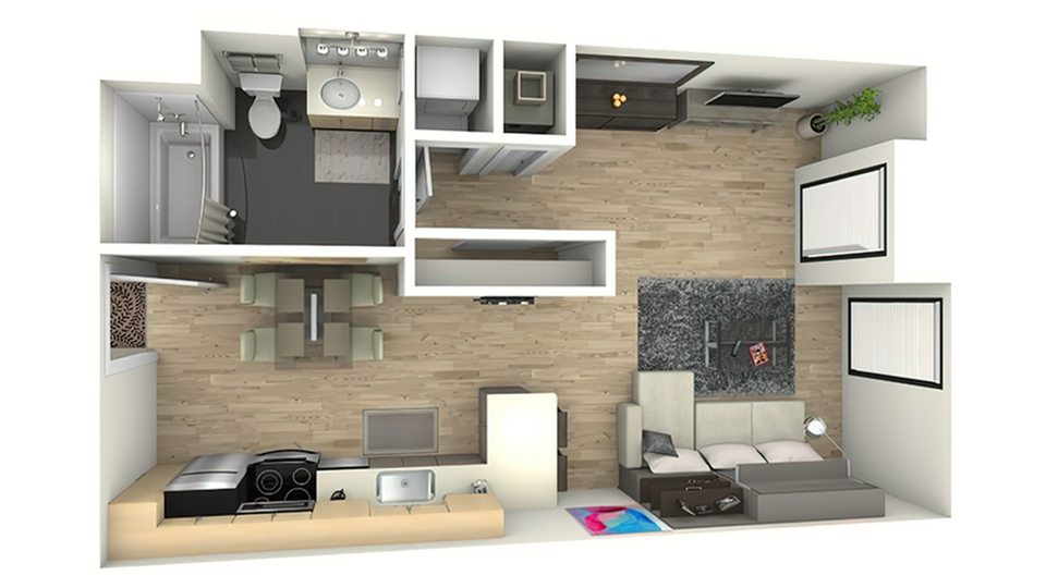 Floorplan Images | Arrive Hollywood
