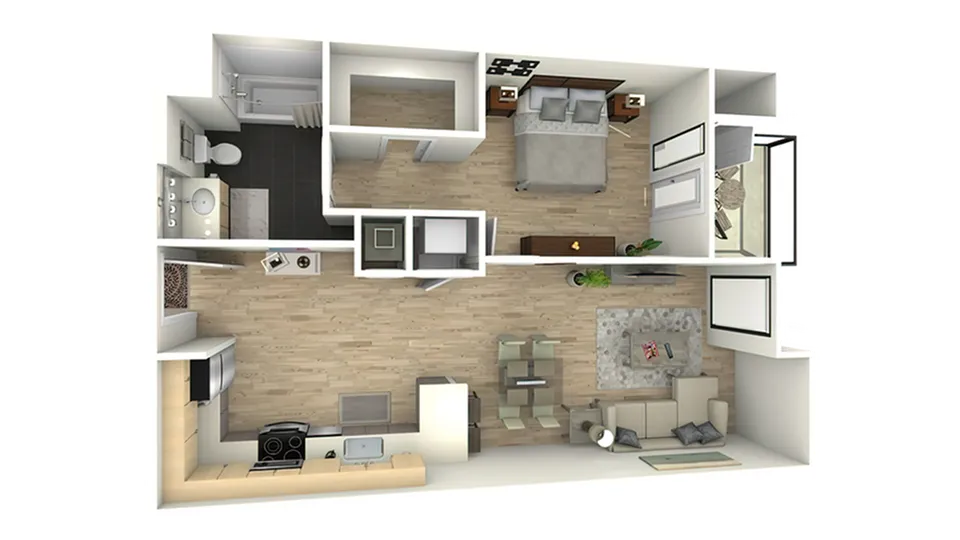 Floorplan Images | Arrive Hollywood
