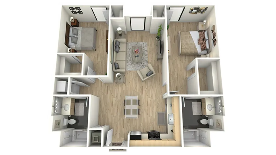 Floorplan Images | Arrive Hollywood