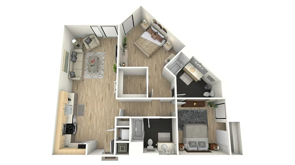 Floorplan Images | Arrive Hollywood