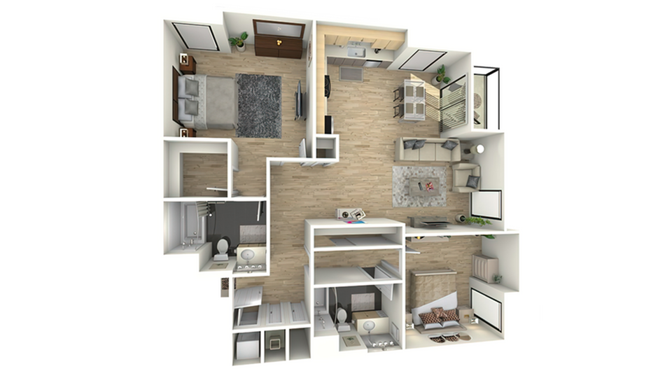 Floorplan Images | Arrive Hollywood
