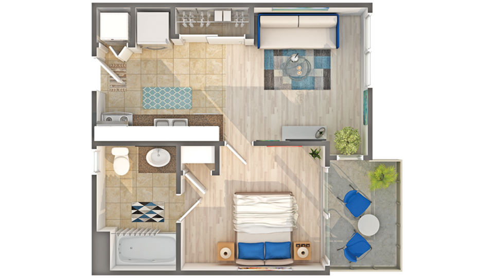 Floorplan Images | Arrive West LA