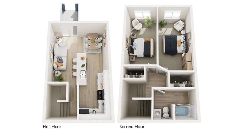 B2 - TH floor plan