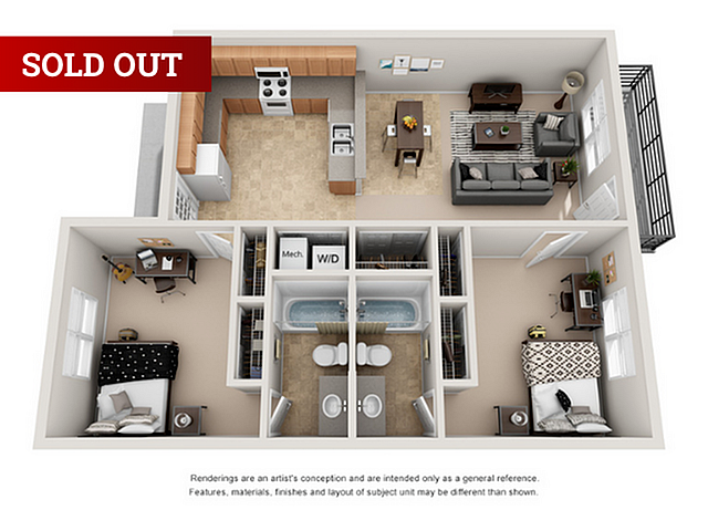 2 Bed Apartment