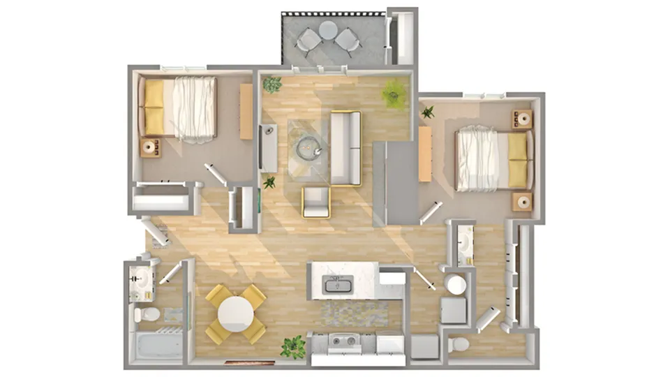 B2 floor plan