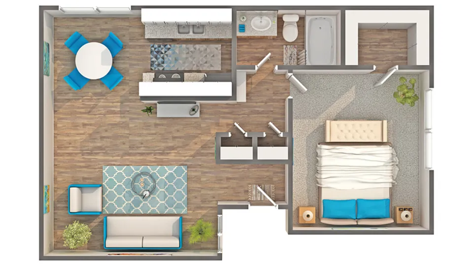 Hoffman floor plan