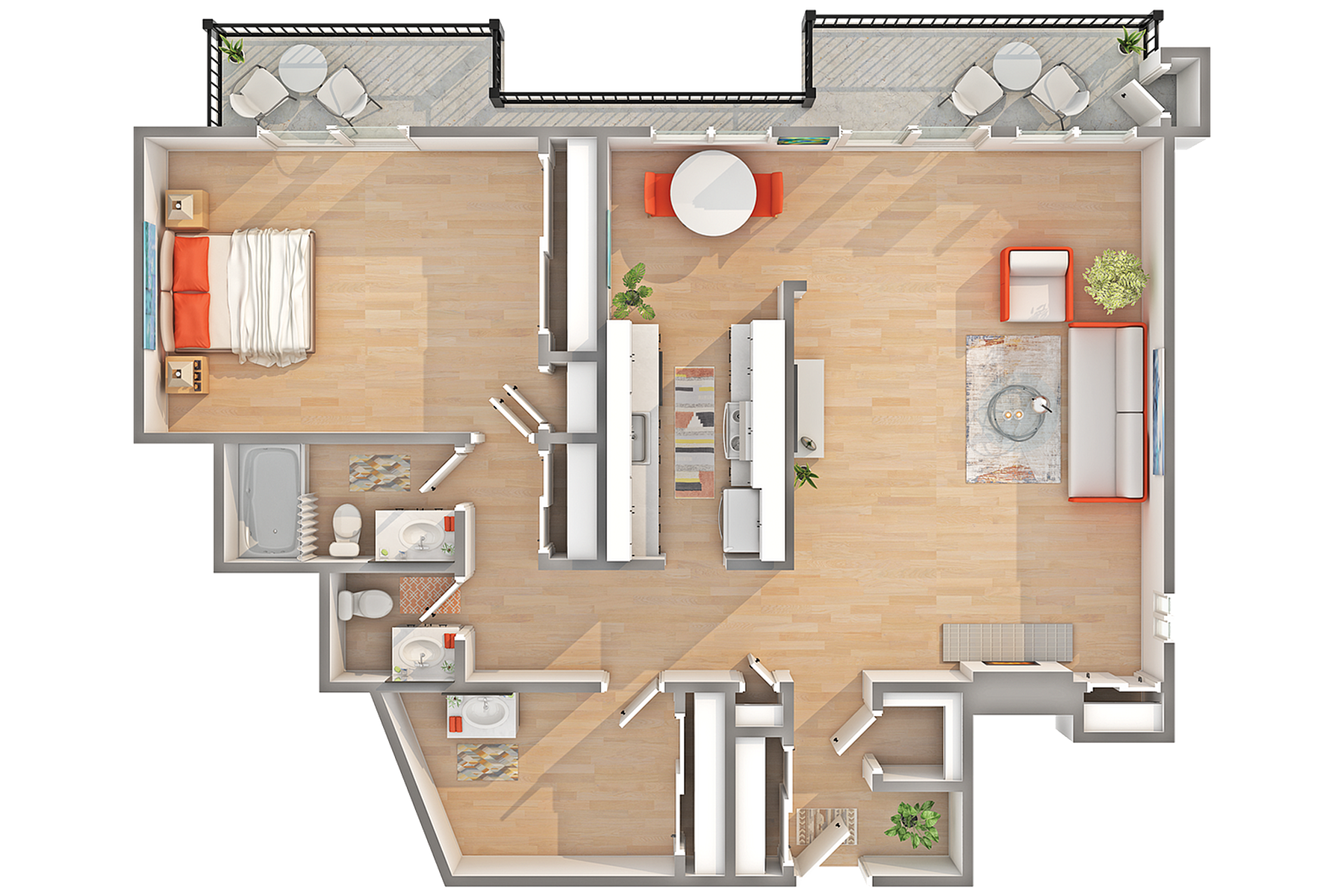 A11 | 1-Bedroom Floorplan