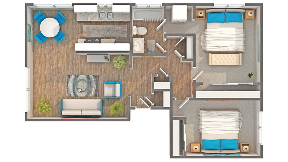 River floor plan