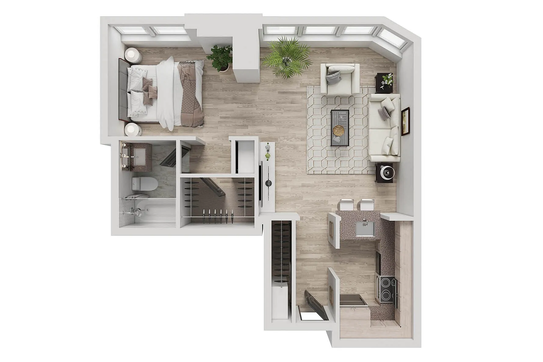 Unit 34C floor plan