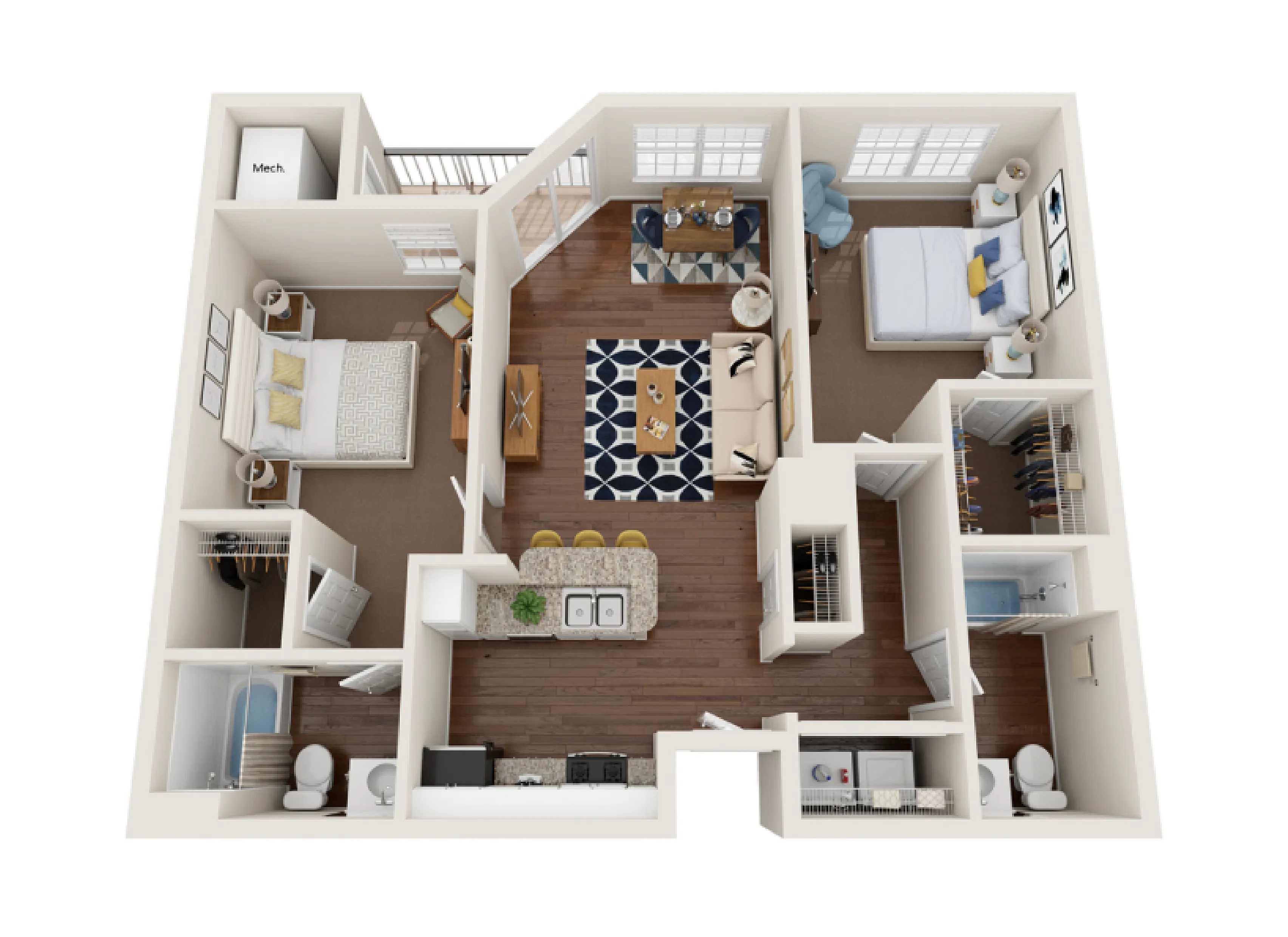 Chelsea | 2-Bedroom Floorplan