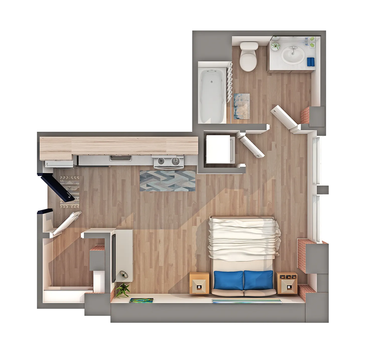 Studio - A Floorplan