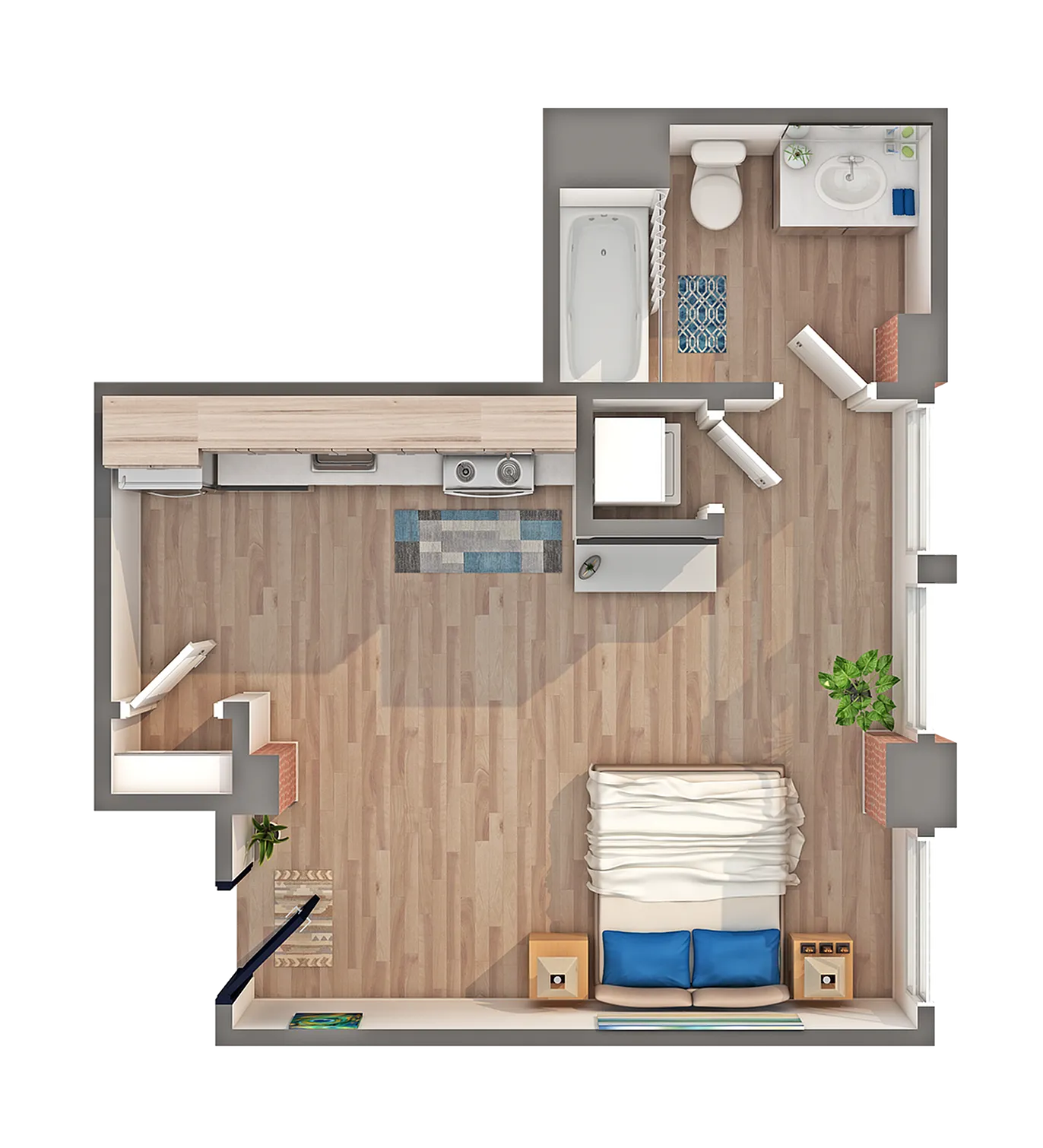Studio - A Floorplan