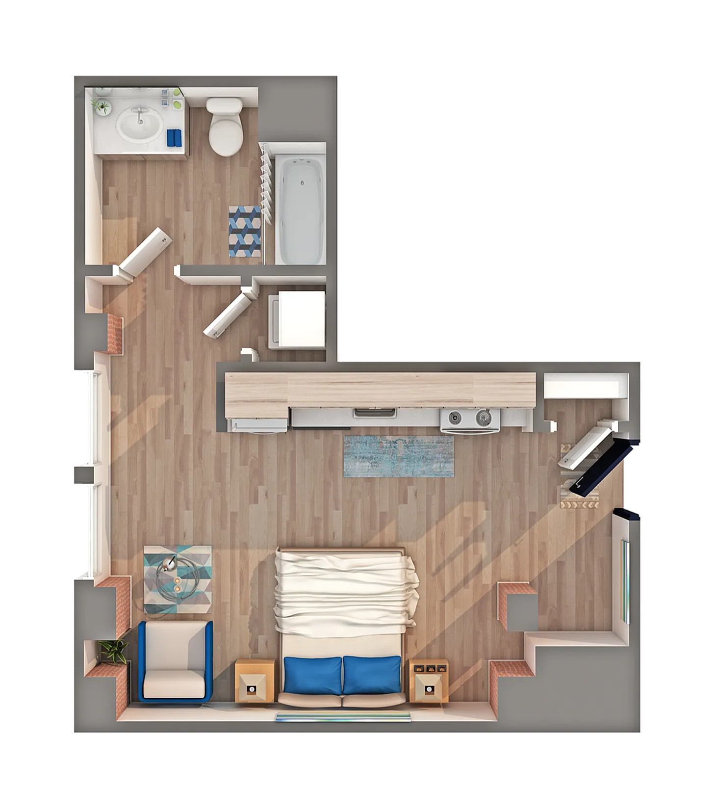 Studio - A Floorplan