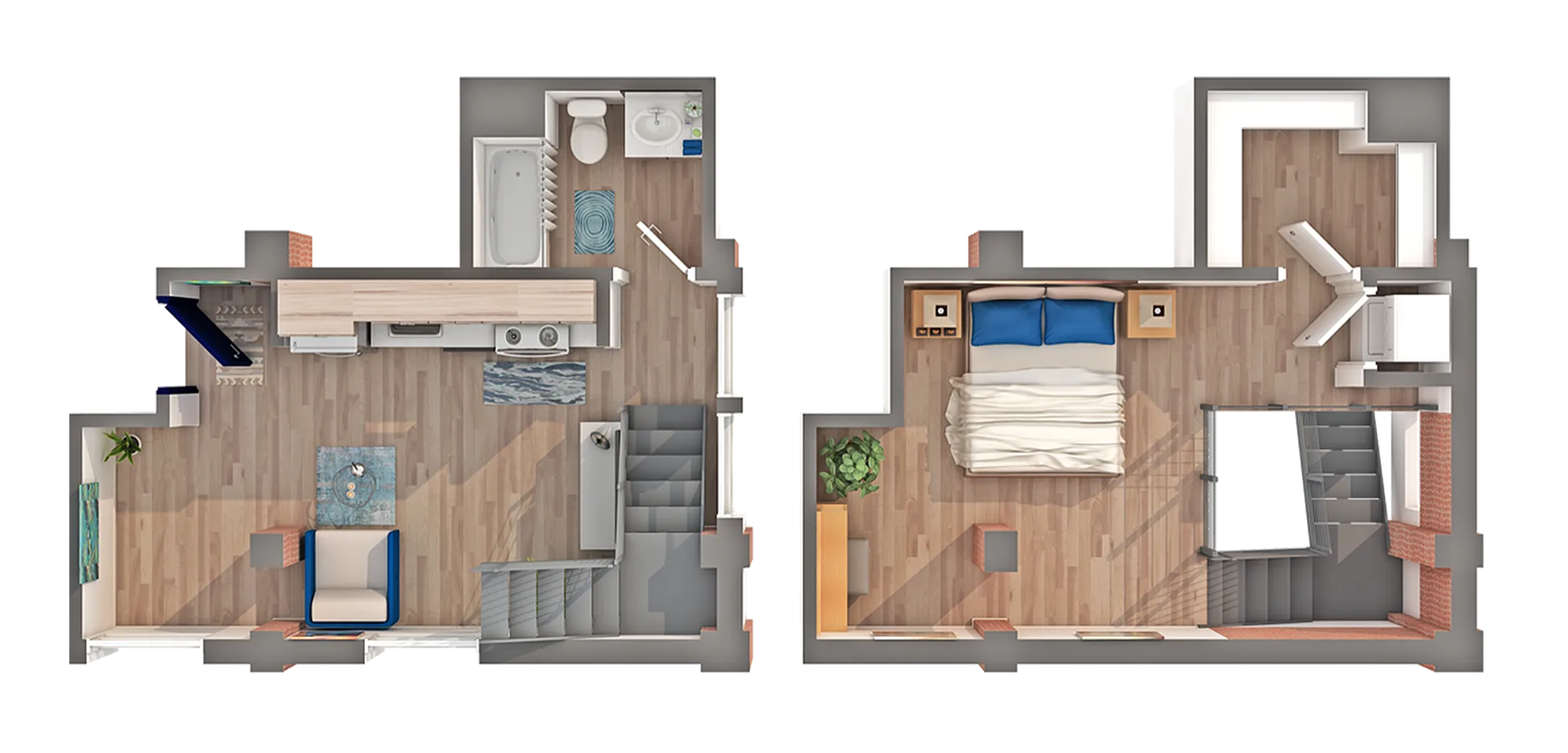 Studio Loft - B Floorplan