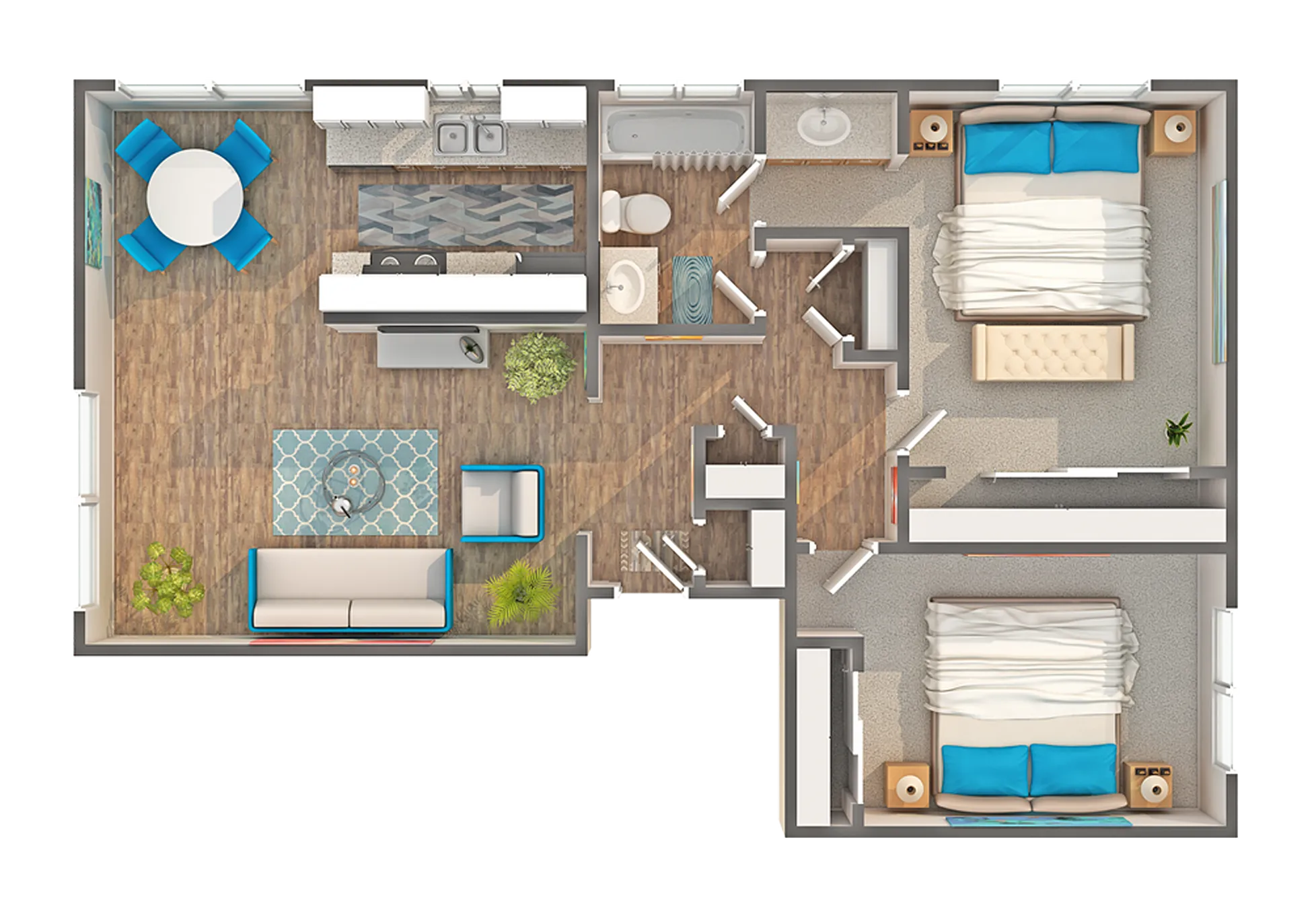 River floor plan