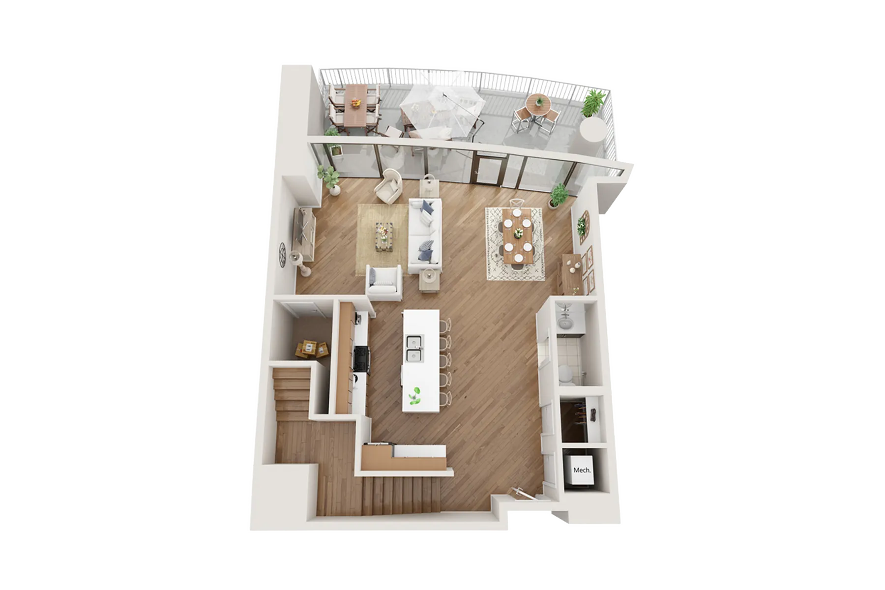 Arrive Upper Kirby_1BR 1BA Garden Loft C 1st floor